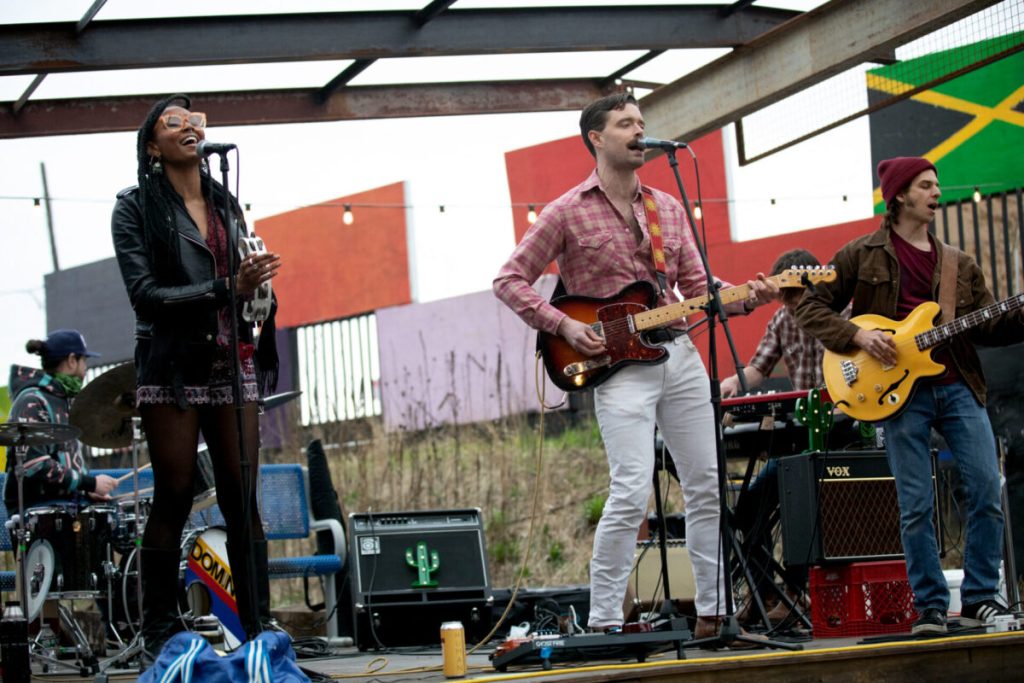 Scenes from opening night of Sunflower Philly’s concert series with Dominy