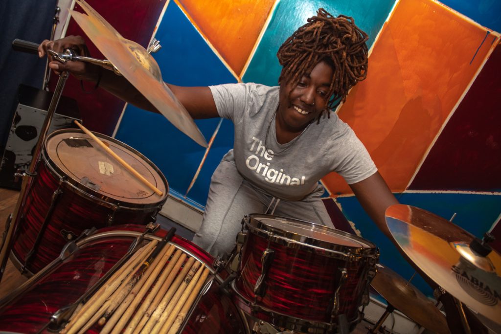 Finding Your Rhythm: Barbara Duncan learns and leads from behind the drumkit