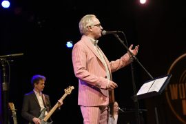 Wesley Stace and his bandmates deliver a suave and sublime Free at Noon set