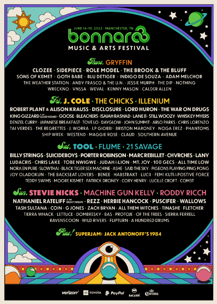 The War On Drugs, Japanese Breakfast, Nothing, and Tierra Whack will rep Philly at Bonnaroo 2022