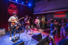 Beach Fuzz rock World Cafe Live with Gabi Gamberg and Alex the Astronaut