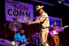 Charley Crockett and his band bring a slick country set to #NONCOMM late Wednesday