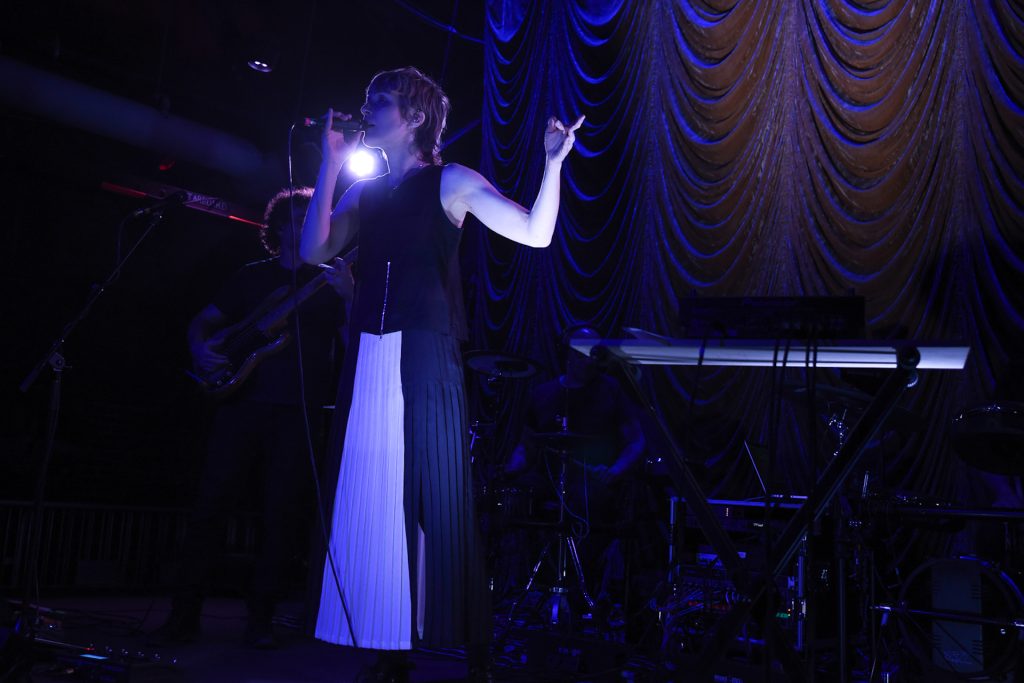 Poliça builds up their music bit by bit at The Foundry