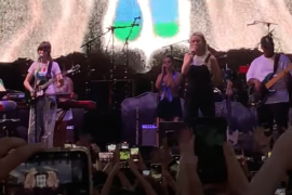 Phoebe Bridgers and Clairo surprise fans, collab on “Bags” in Milan, Italy