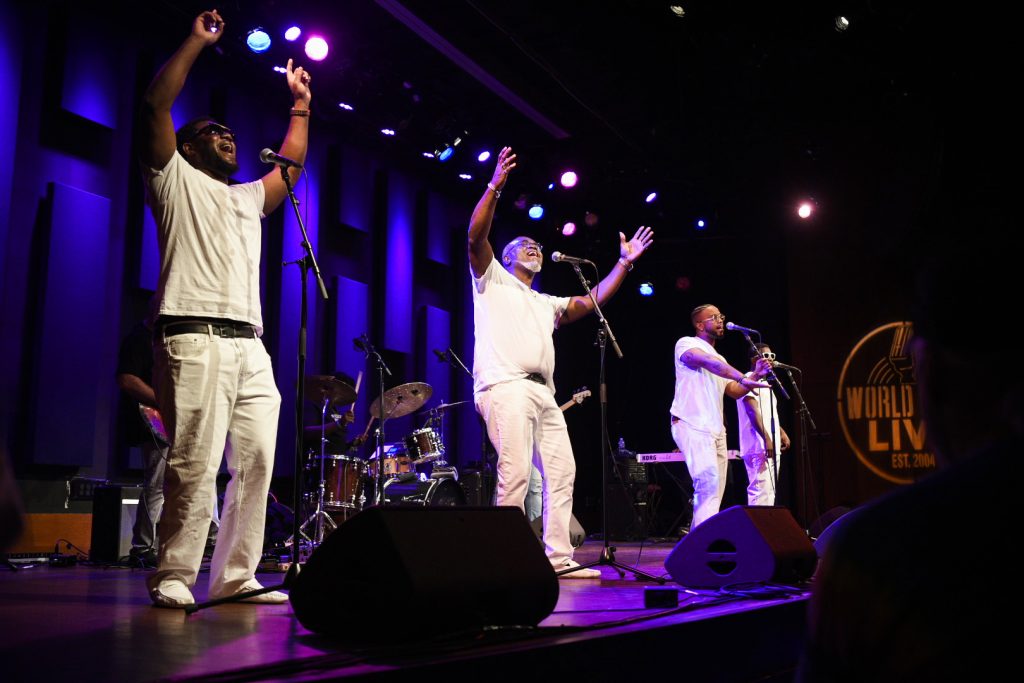 The Dedicated Men of Zion bring a spirit-raising set to World Cafe Live for Free at Noon