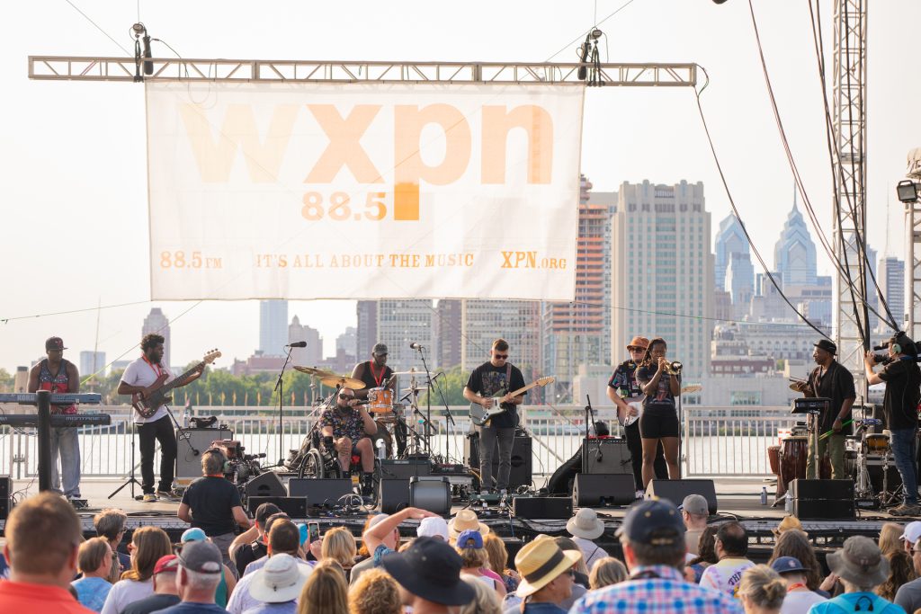 Omar’s Hat opens up the  XPNFest River Stage with a delightful set of classic and modern soul