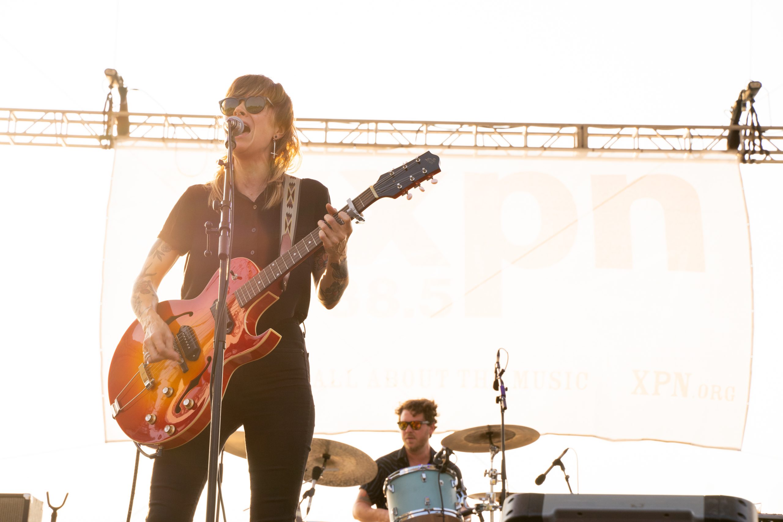 Sarah Shook & the Disarmers took the River stage on a tour through country-rock history