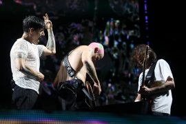 The freewheeling Red Hot Chili Peppers hold court, unpredictably, at Citizens Bank Park