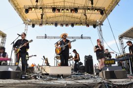Cosmic Guilt’s countrydelic tones sounded majestic on the XPNFest River Stage