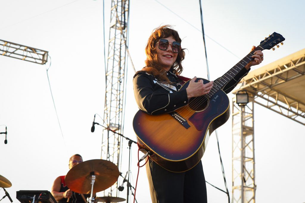 Jenny Lewis closed out XPNFest on the River stage with sharp wit and hard-earned wisdom