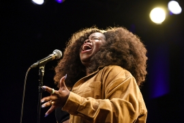 Danielle Ponder delivered her sermon at today’s Free at Noon set