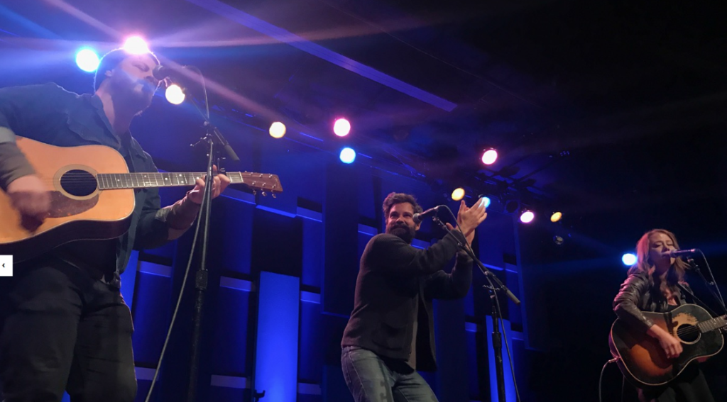 The Lone Bellow: “Time’s Always Leaving” (Free At Noon Concert)
