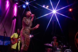 Singing and swaying with Allison Russell at World Cafe Live