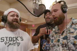 Ring in the holiday season with the sweet sounds of the Philadelphia Eagles