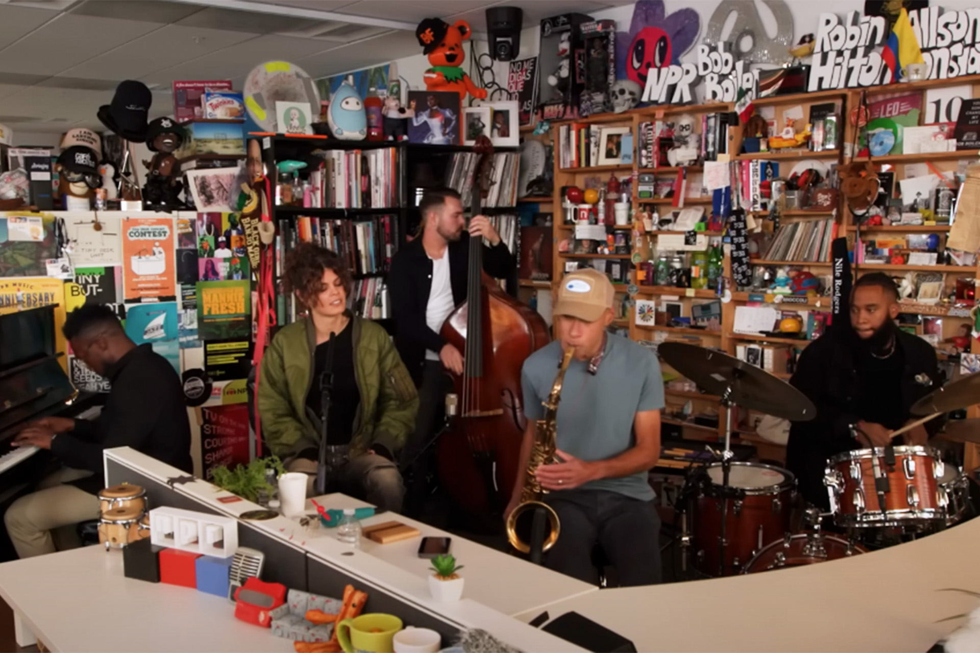 Joshua Redman and his band featuring Philly’s rising star Nazir Ebo played NPR’s Tiny Desk