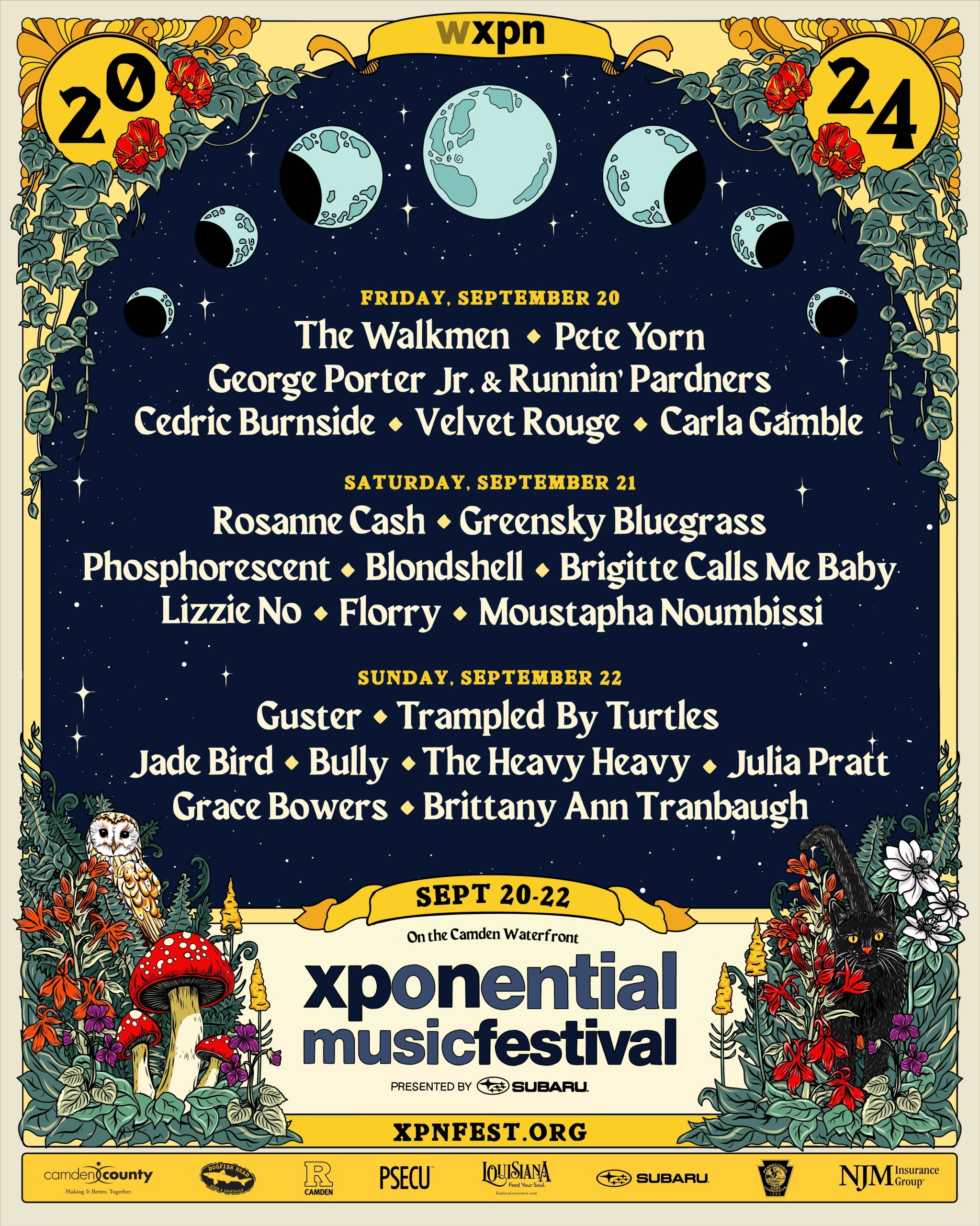 XPNFest 2024 daily lineup announce