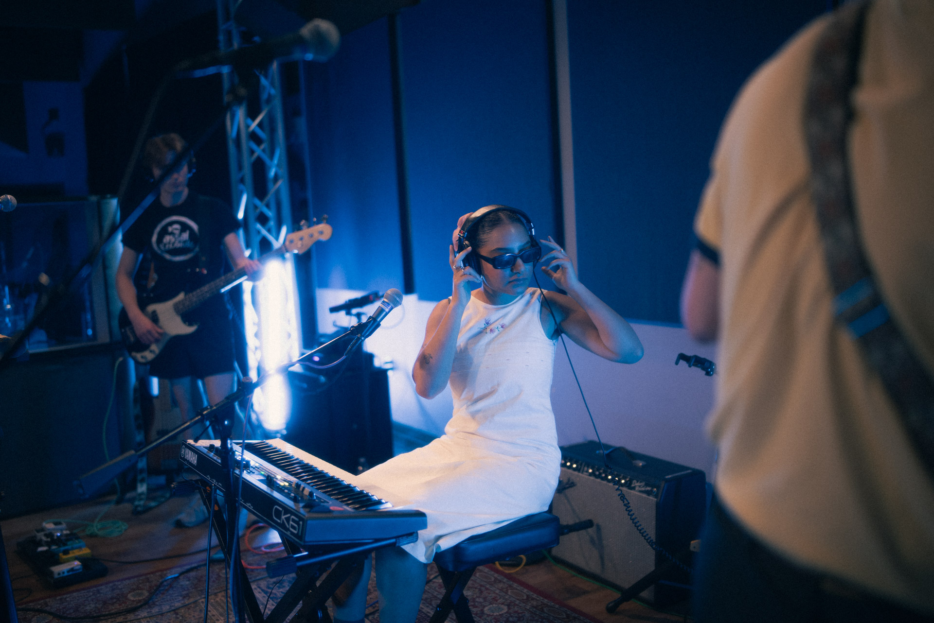 Tune in to a mini-concert with English Teacher