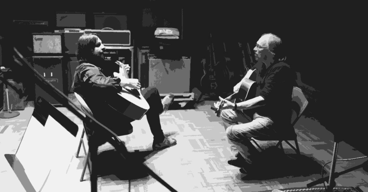 Barry Gibb and Dave Cobb