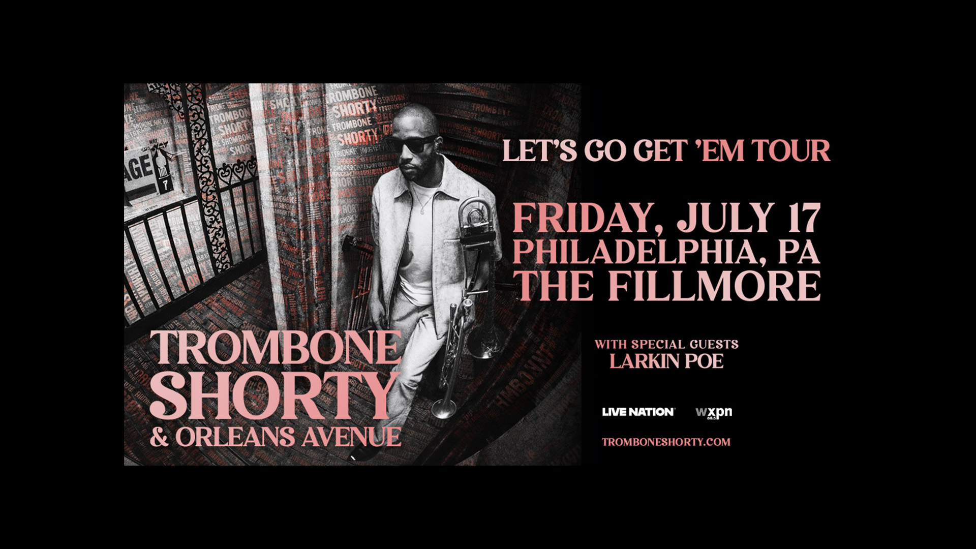 Ticket Giveaway: TROMBONE SHORTY & ORLEANS AVENUE