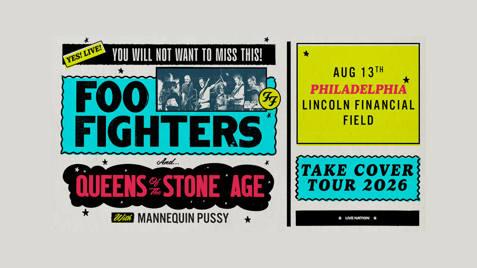 Ticket Giveaway: FOO FIGHTERS & MORE