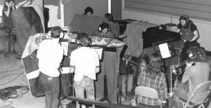 Recording overdubs with Hoi' Polloi