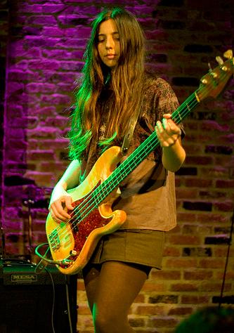 Paz Lenchantin, playing with The Entrance Band