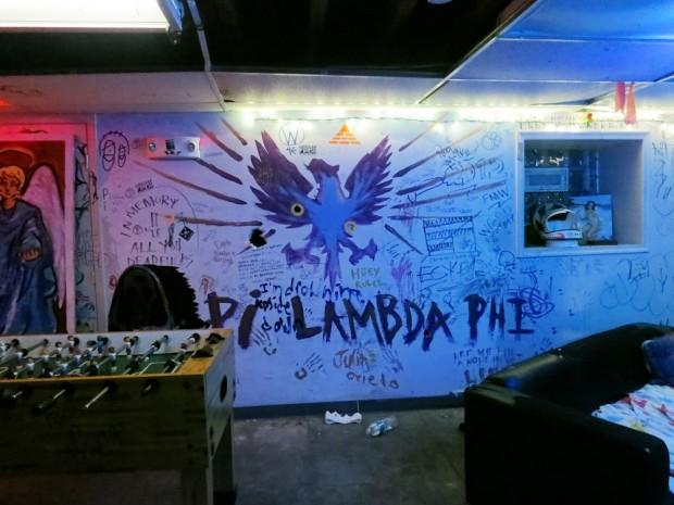 Wall art at Human BBQ