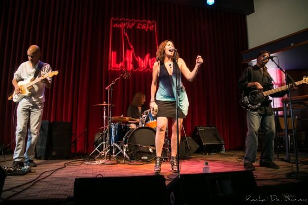 Deb Callahan Band at the Sunday anniversary broadcast | Photo by Rachel Del Sordo | racheldelsordophotography.com