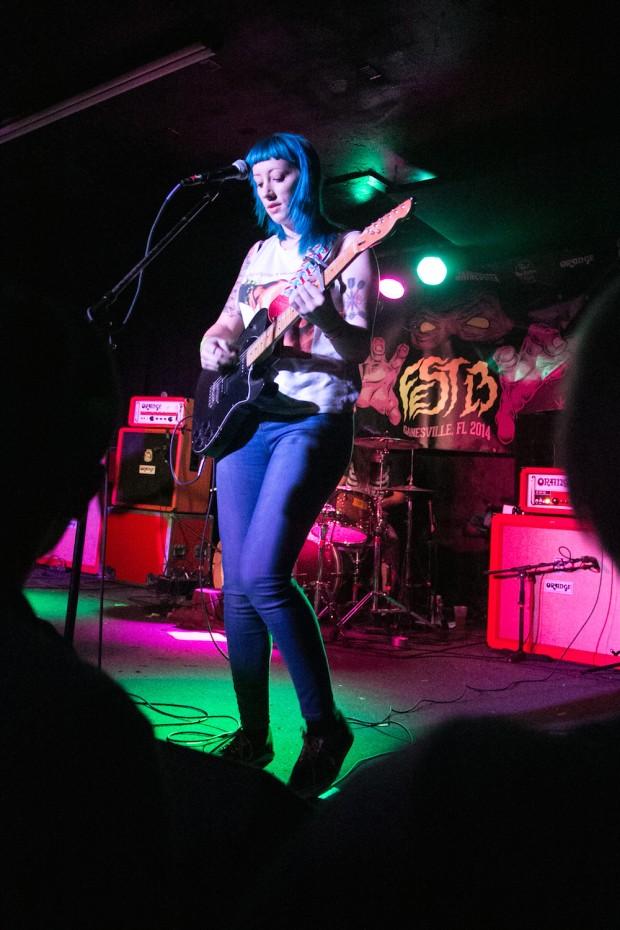 Augusta Koch of Cayetana on stage at FEST 13 | Photo by Rachel Del Sordo