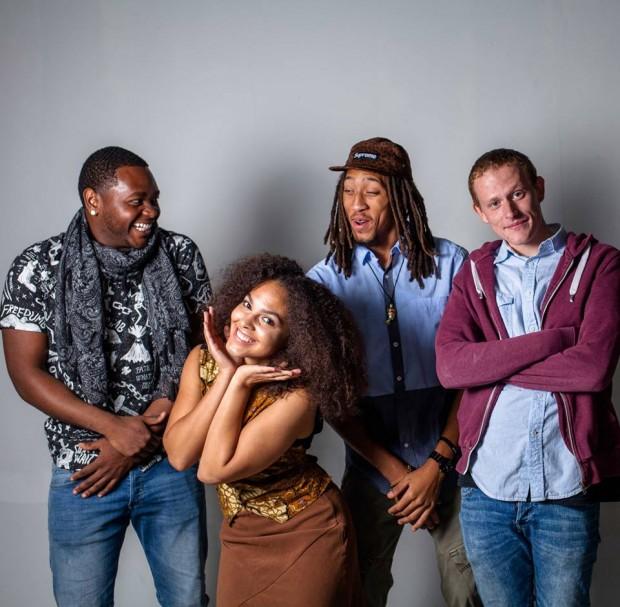 Recollective Records artists (from left) Christian Express, Faylin Johnson, Milton, and Patrick Donovan | Photo courtesy of BSMG