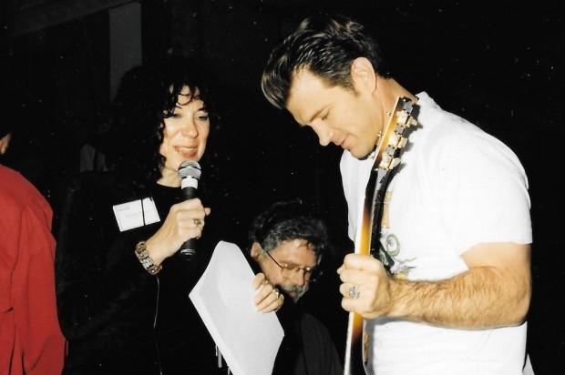 Michaela Majoun and Chris Isaak | Photo by Walt Hug | hugpix.photoshelter.com