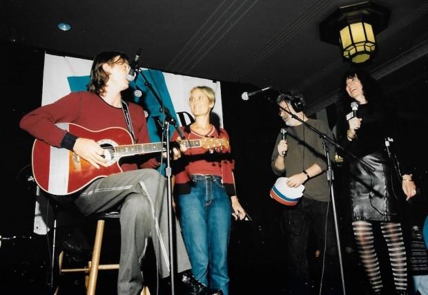 Francis Dunnery, Jill Sobule, David Dye and Michaela Majoun | Photo by Walt Hug | hugpix.photoshelter.com