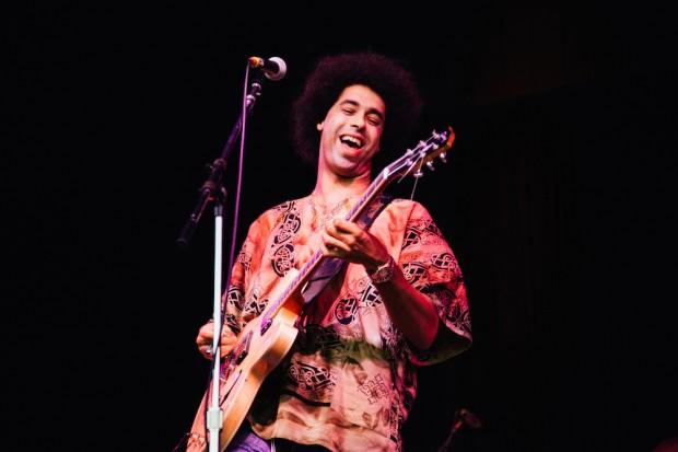 Selwyn Birchwood at The Philadelphia Folk Fest | Photo by Hope Helmuth | hopehelmuth.com
