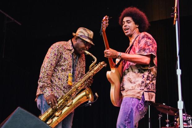 Selwyn Birchwood at The Philadelphia Folk Fest | Photo by Hope Helmuth | hopehelmuth.com