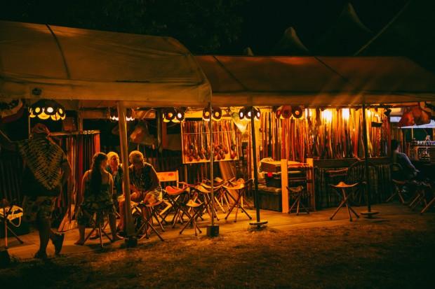 The Philadelphia Folk Fest at night | Photo by Hope Helmuth | hopehelmuth.com