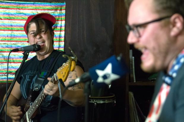 Thin Lips practice at Big Mama's | Photo by John Vettese for WXPN