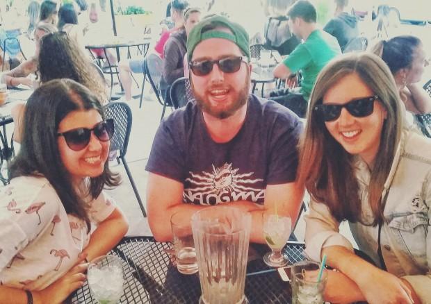 Hanging at Cantina with Church Girls / via the author's Instagram