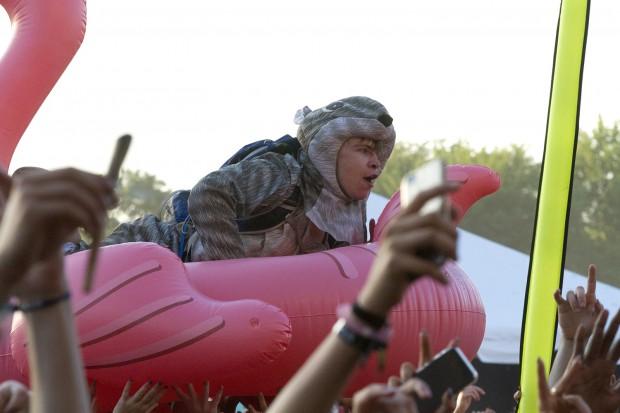 Happy fan enjoying watching Fetty Wap | Firefly 2016 | Photo by John Vettese