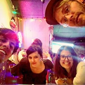 Hanging with Mercury Girls at El Bar | Photo via BookishKate's Instagram