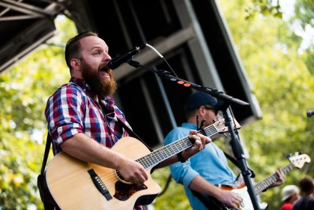Aaron West and the Roaring Twenties at Made In America | Photo by Cameron Pollack for WXPN
