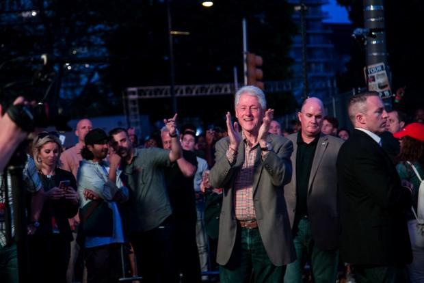 Bill Clinton at Made In America | Photo by Rachel Del Sordo for WXPN