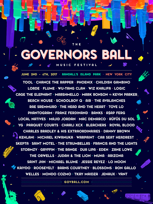 Governor's Ball Lineup 