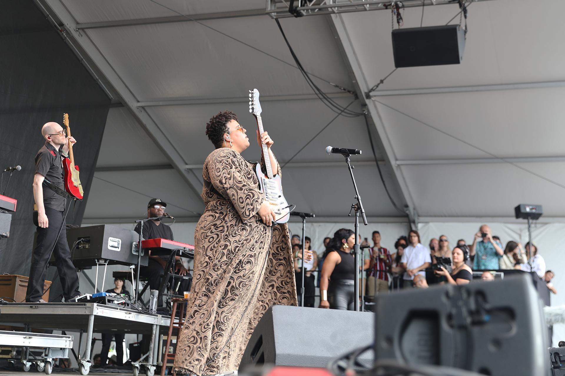 Brittany Howard at the Newport Folk Festival 2024 | Photo by Heather Hurlock