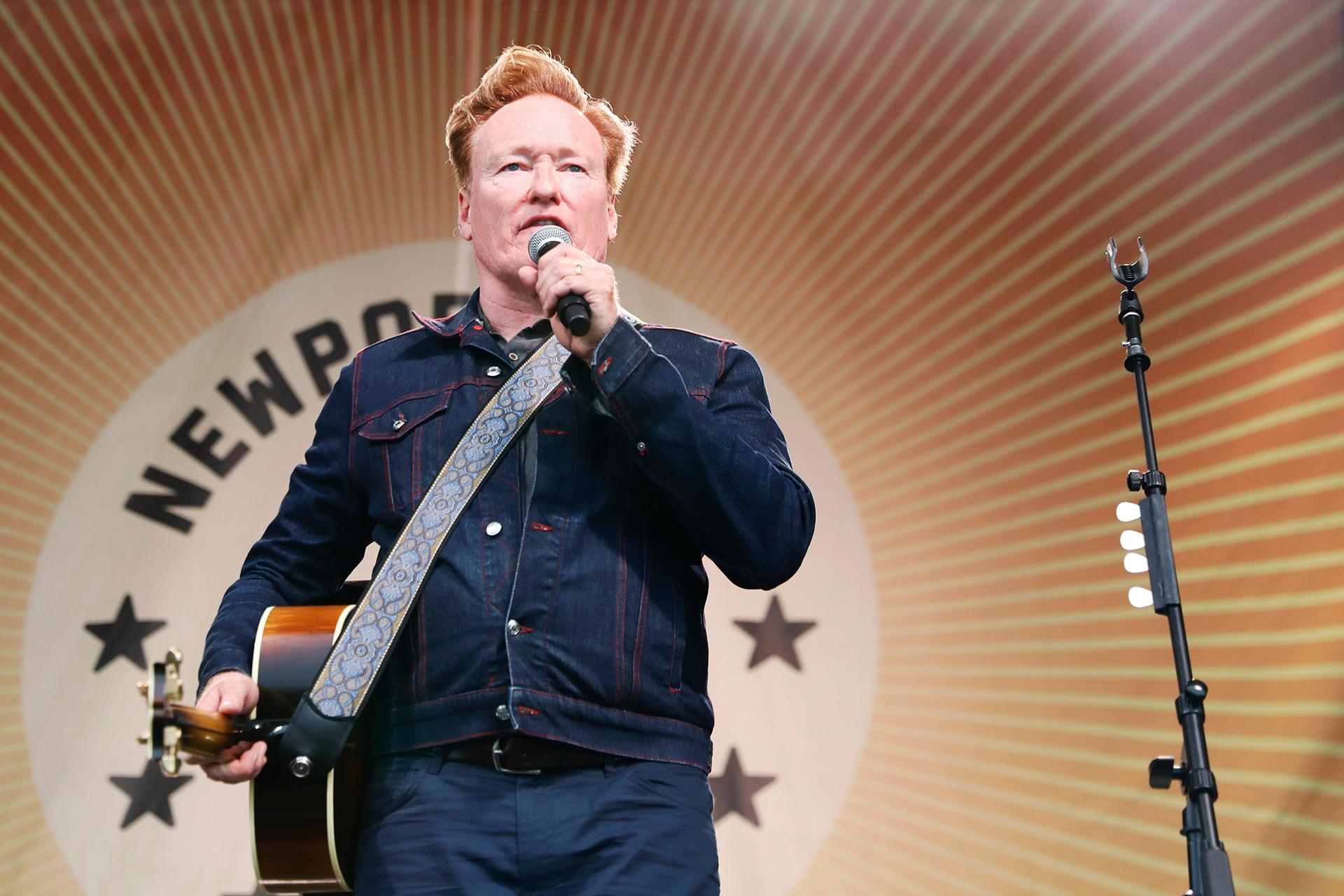 Conan OBrien at Newport Folk Festival 2024 | Heather Hurlock