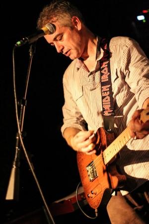 Wesley Stace (as John Wesley Harding) playing Maxwell's in November of 2011 | Photo by Chris Sikich | countfeed.tumblr.com