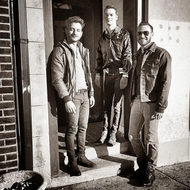 hanging with Night Panther outside Maxwell's on Main (photo via Instagram)