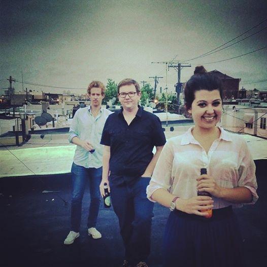 Hanging out on Work Drugs' deck