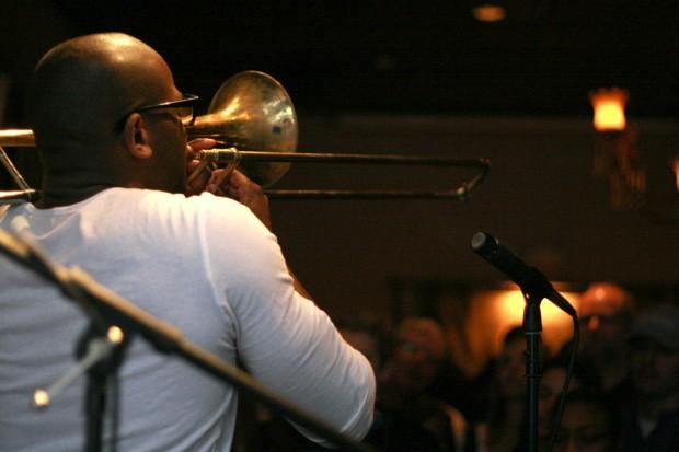 Ernest Stuart at Center City Jazz Fest | Photo by John Vettese