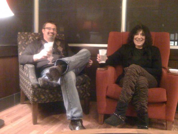 Bob Bumbera and Michaela Majoun at the Morning Show's 20th Anniversary | Photo by Paul Severin