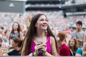Concert goer | photo by Rachel Del Sordo